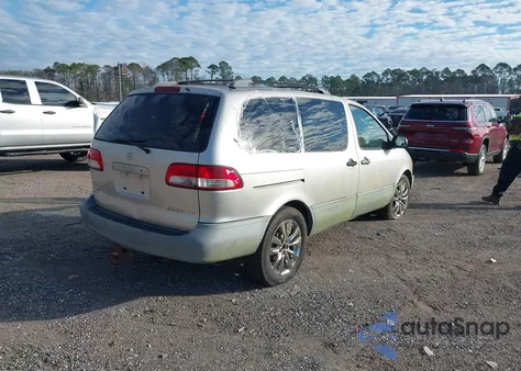 2001 Toyota Sienna Le from USA, damaged, VIN 4T3ZF13C91U328452